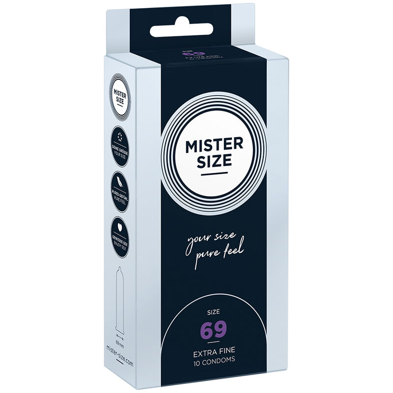 Kondomy MISTER SIZE XXXL, 69 mm, 10 kusů