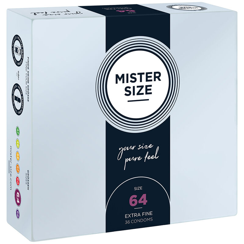 Kondomy MISTER SIZE XXL, 64 mm, 36 kusů