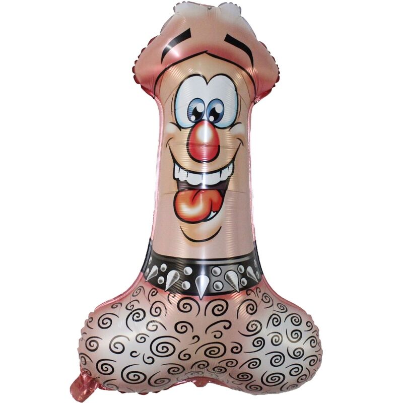 DIABLO PICANTE párty balonek ve tvaru penisu s motivem BDSM