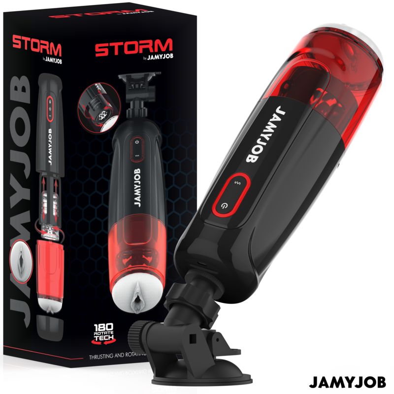 Automatický masturbátor JAMYJOB STORM s rotací a pohyby vpřed a vzad