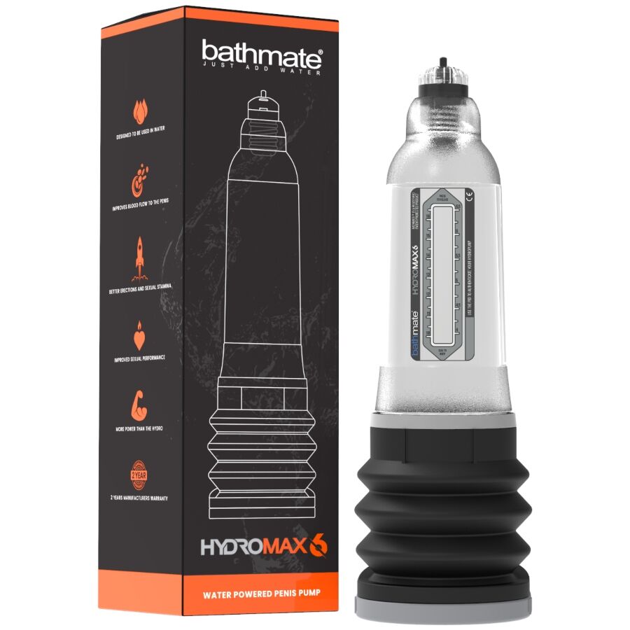 BATHMATE Hydromax 6 Clear vodní pumpa na penis