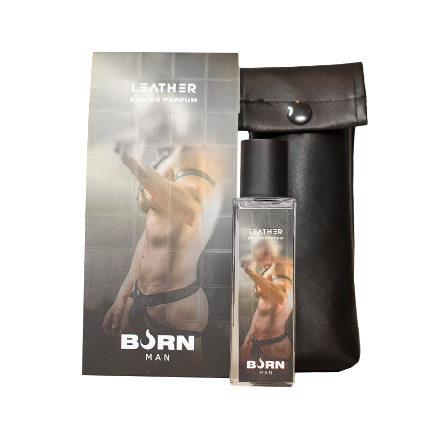 BURN Leather tělový parfém pro muže, 20 ml