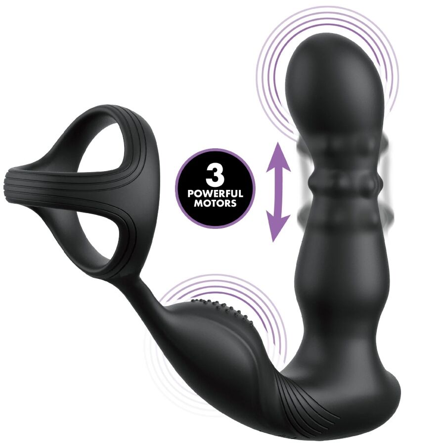 Anal Fantasy Elite Ass Gasm Slide & Glide anální vibrátor s dálkovým ovladačem