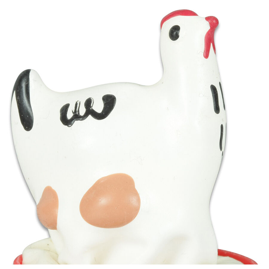 CONDOMERIE Chicken White, ručně malovaný erotický dárek