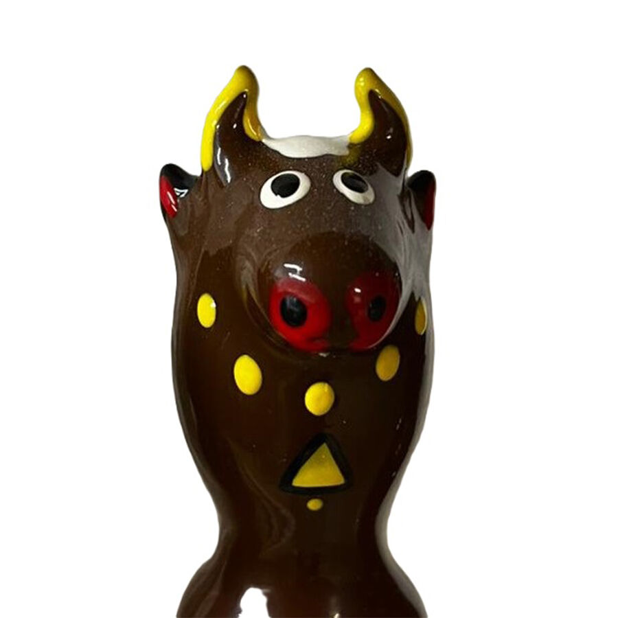 Condomerie Bull Black Model 2, ručně malovaný erotický dárek