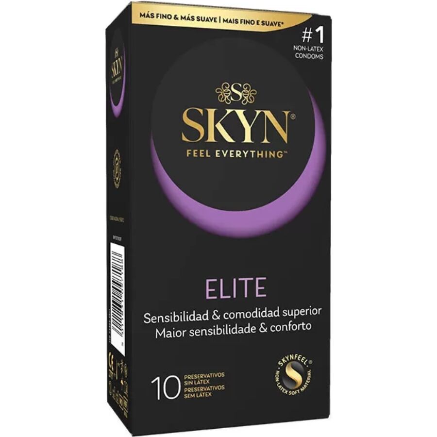 Kondomy SKYN Elite bez latexu, ultratenké, 10 kusů