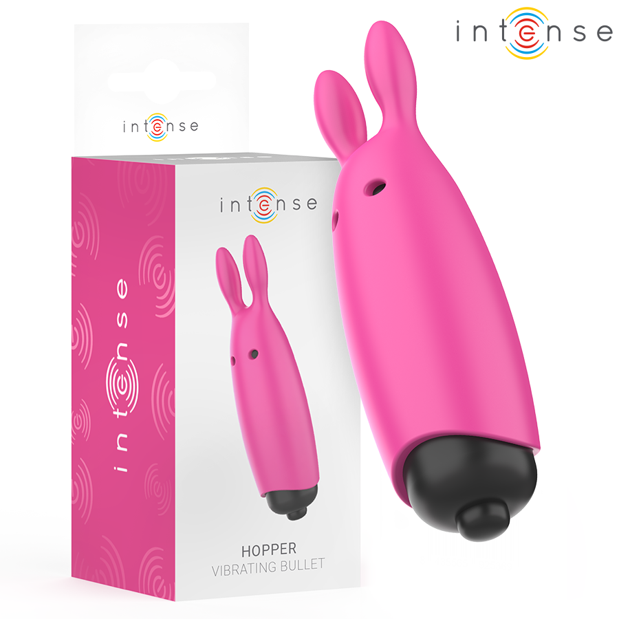 Minivibrátor INTENSE Hopper, růžový, 8,3 cm