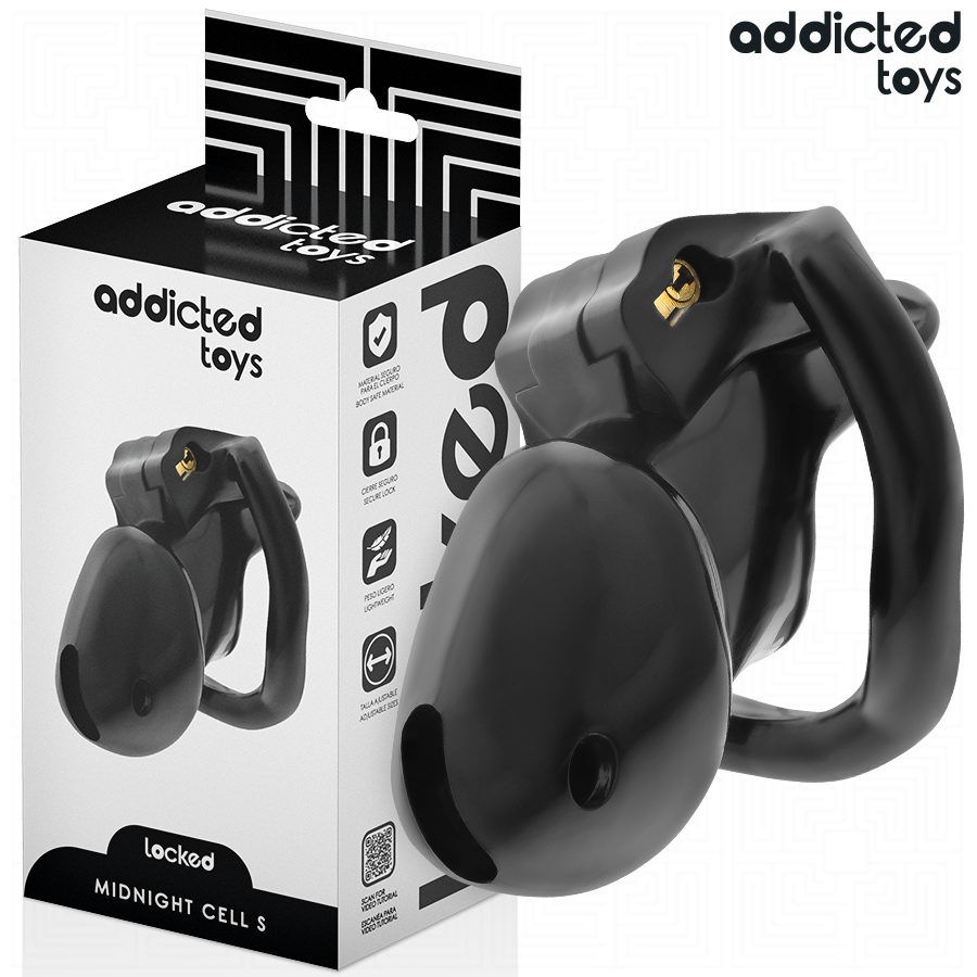 ADDICTED TOYS LOCKED Mindnight Cell klec cudnosti, velikost S