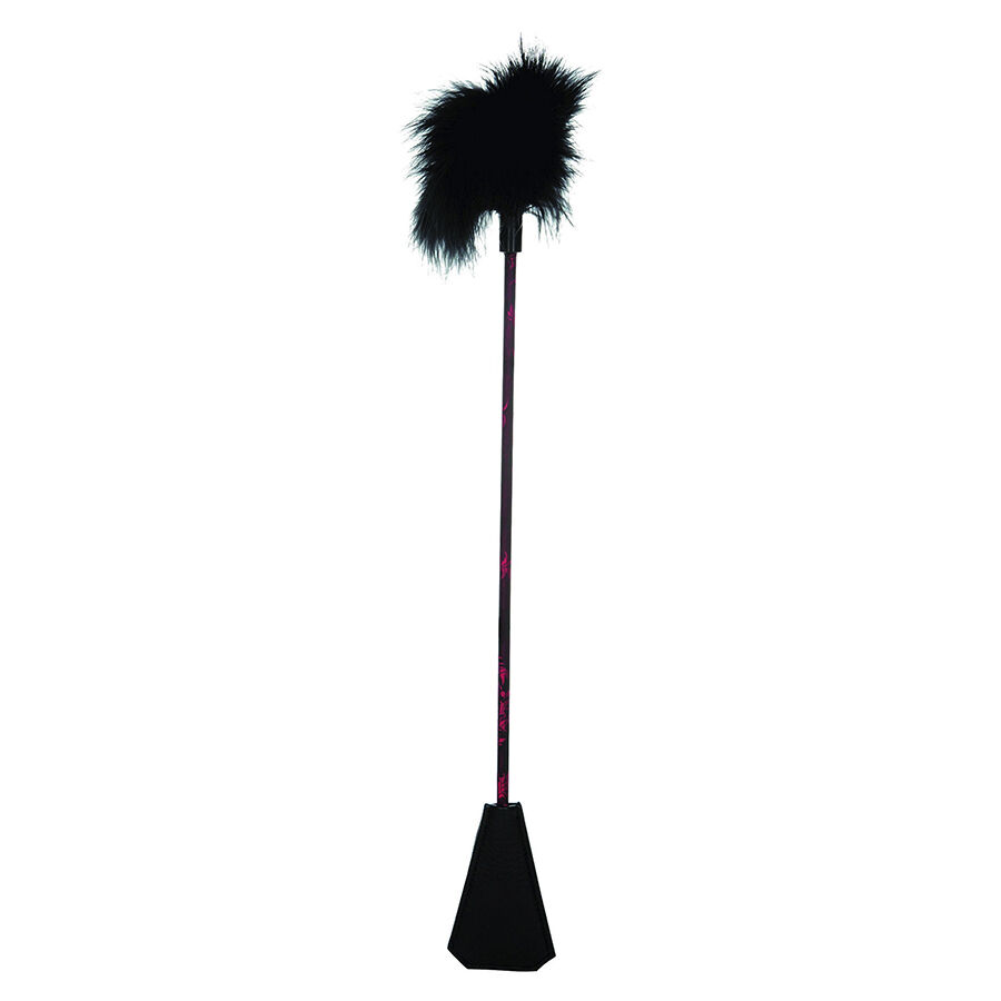 CalExotics Scandal Feather Whip s pérem a cropem