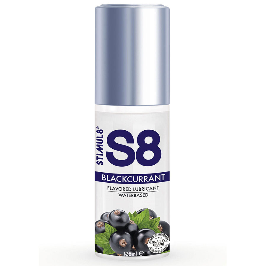 Lubrikační gel STIMUL8 S8 s borůvkovou příchutí, 125 ml