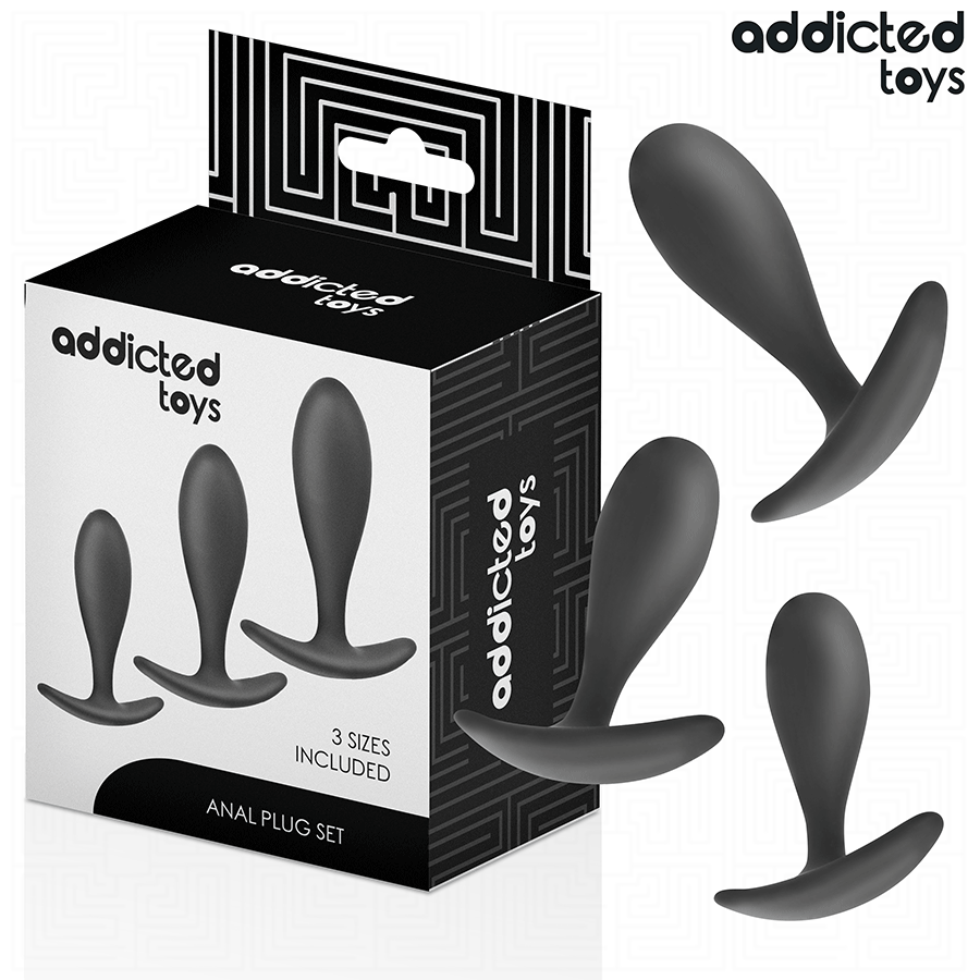ADDICTED TOYS sada análních kolíků, model 2, 3 velikosti