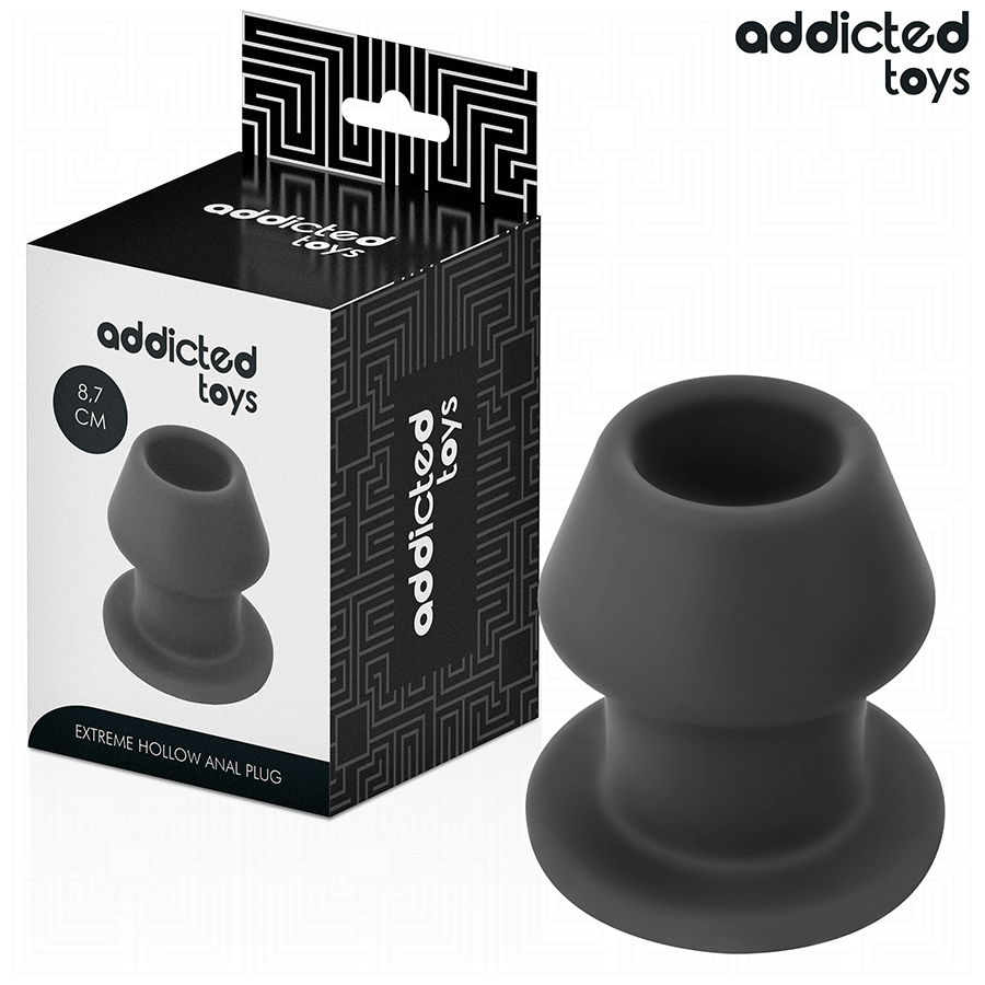 ADDICTED TOYS Extreme Hollow silikonová anální zátka, velikost M