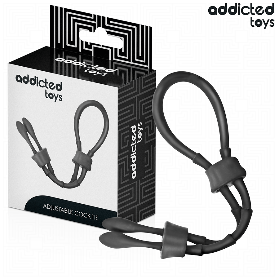 ADDICTED TOYS nastavitelný silikonový erekční kroužek
