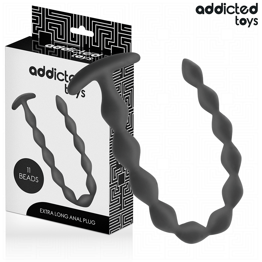 Silikonový anální kolík ADDICTED TOYS Extra Long