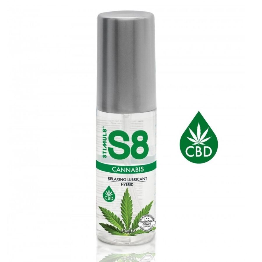 STIMUL8 S8 Cannabis Hybrid lubrikační gel, 50 ml