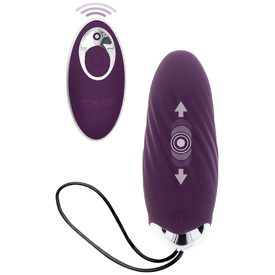 Vibrátor TOYJOY Happiness Knock Knock Eggstavagant s dálkovým ovládáním