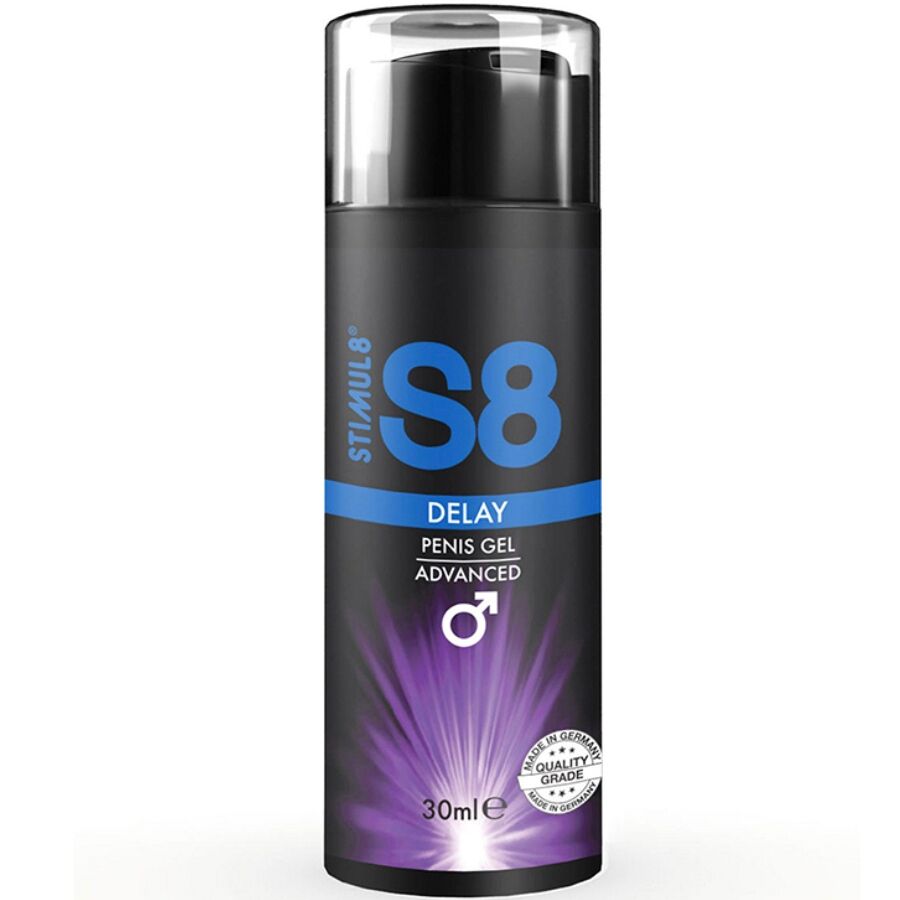 STIMUL8 S8 gel na oddálení vyvrcholení pro penis, 30 ml