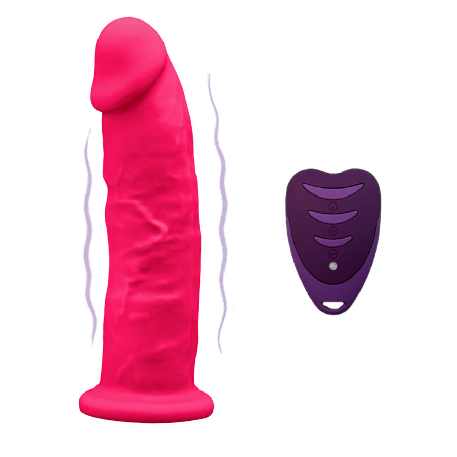 SILEXD Model 2 realistické dildo s dálkovým ovládáním, 17 cm