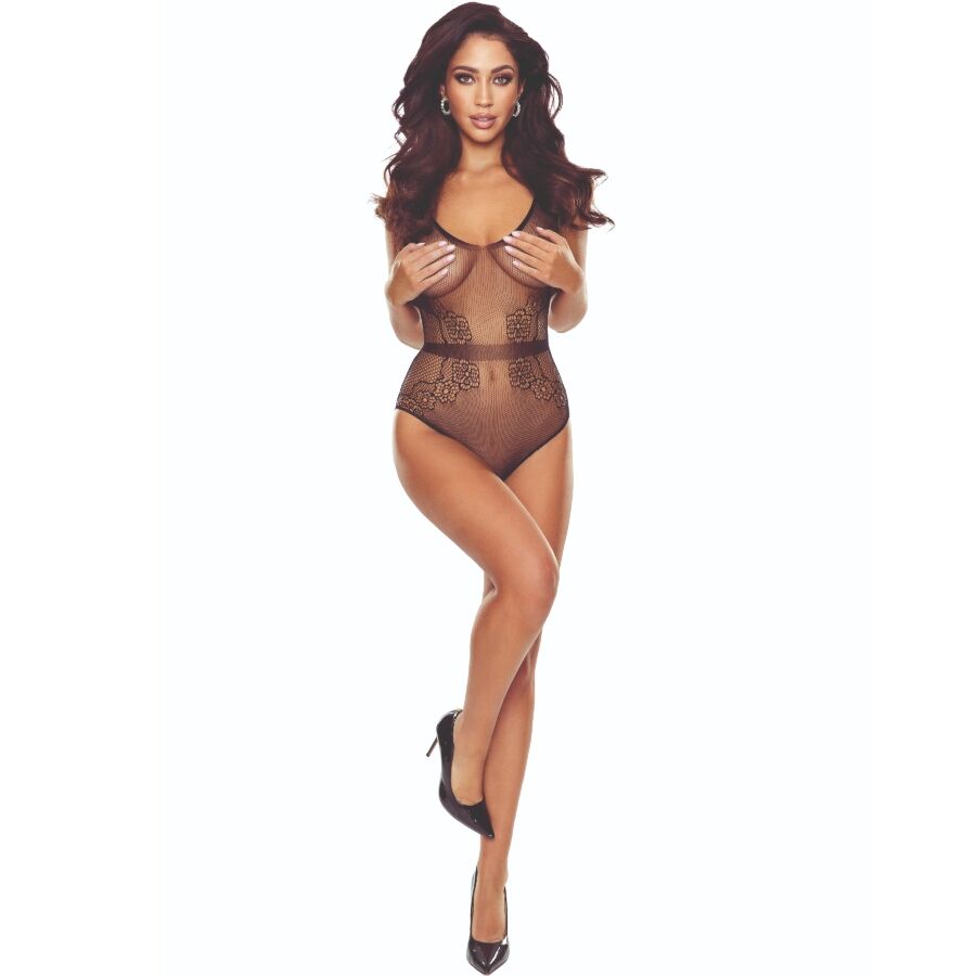 Černé síťované body PASSION BS115
