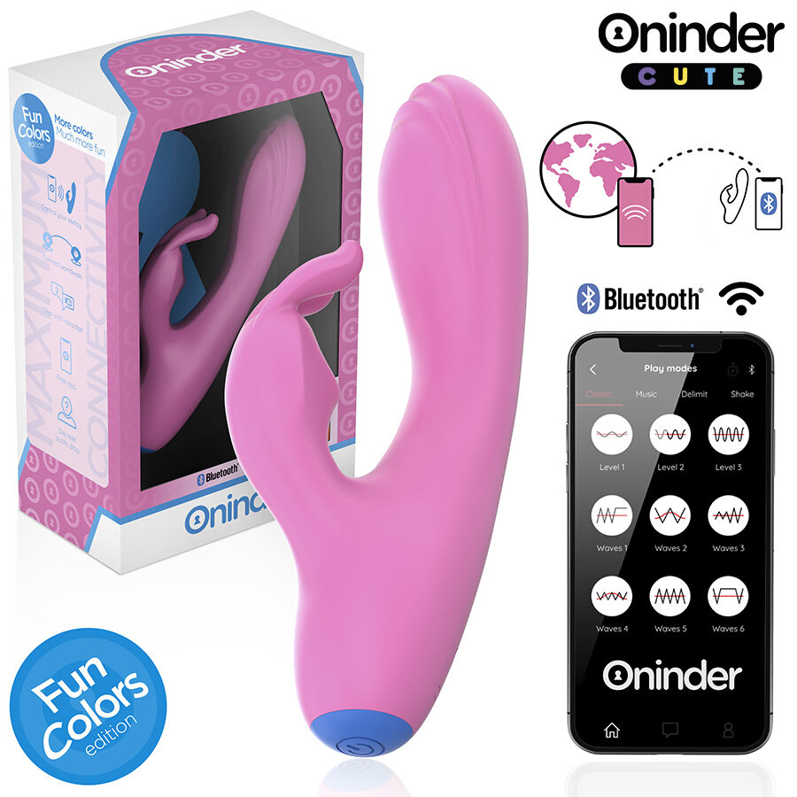 Vibrátor s aplikací ONINDER CUTE Love Bunny