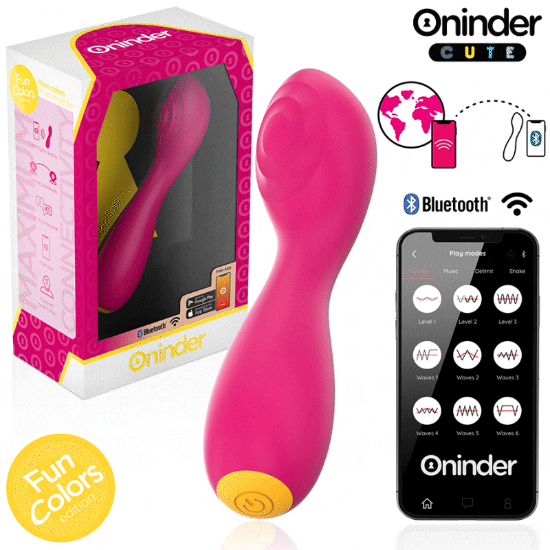ONINDER CUTE Love Buddy Master vibrační stimulátor s pulzováním a ovládáním přes aplikaci