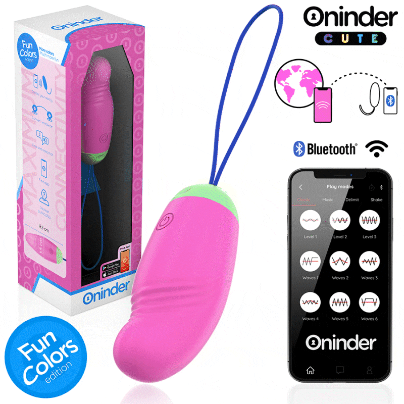 ONINDER CUTE Love Pleasure stimulátor klitorisu s vibracemi a rotací