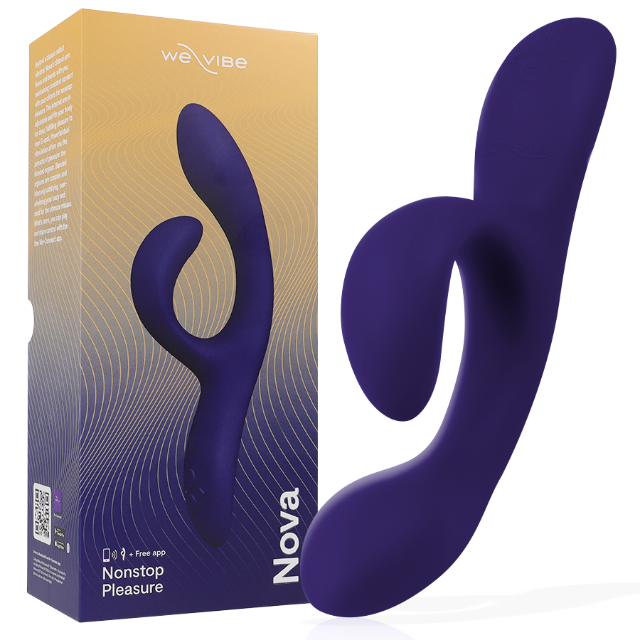 We-Vibe Nova 3, králičí vibrátor s aplikací, půlnoční modrá