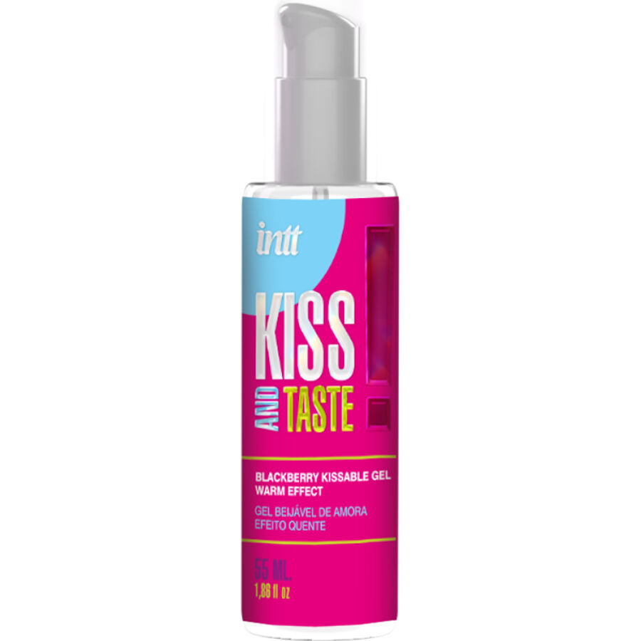 INTT RELEASES hřejivý lubrikační gel s příchutí ostružiny, 55 ml