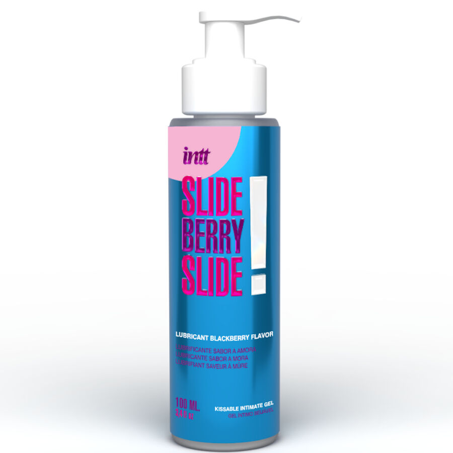 INTT RELEASES Kissable lubrikační gel s příchutí ostružiny, 100 ml