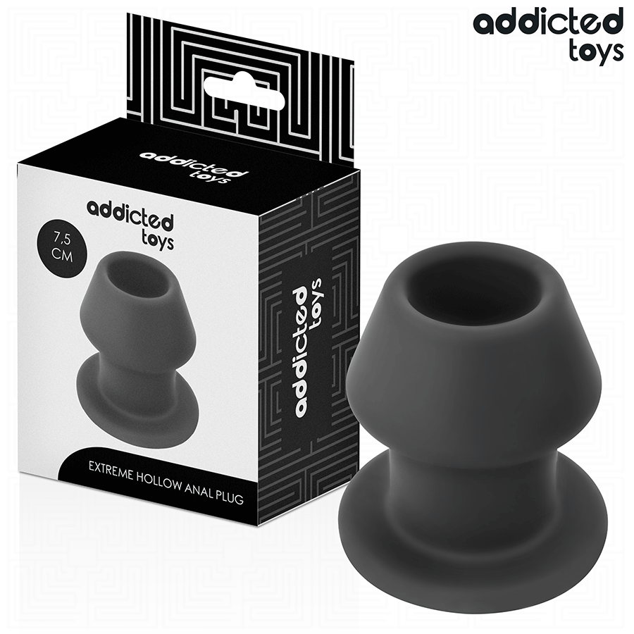 ADDICTED TOYS Extreme Hollow anální kolík ze silikonu, velikost S