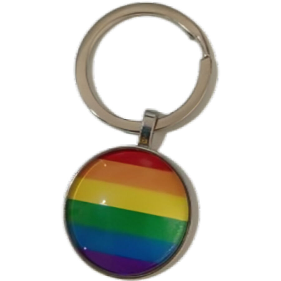 Klíčenka PRIDE s duhovou vlajkou