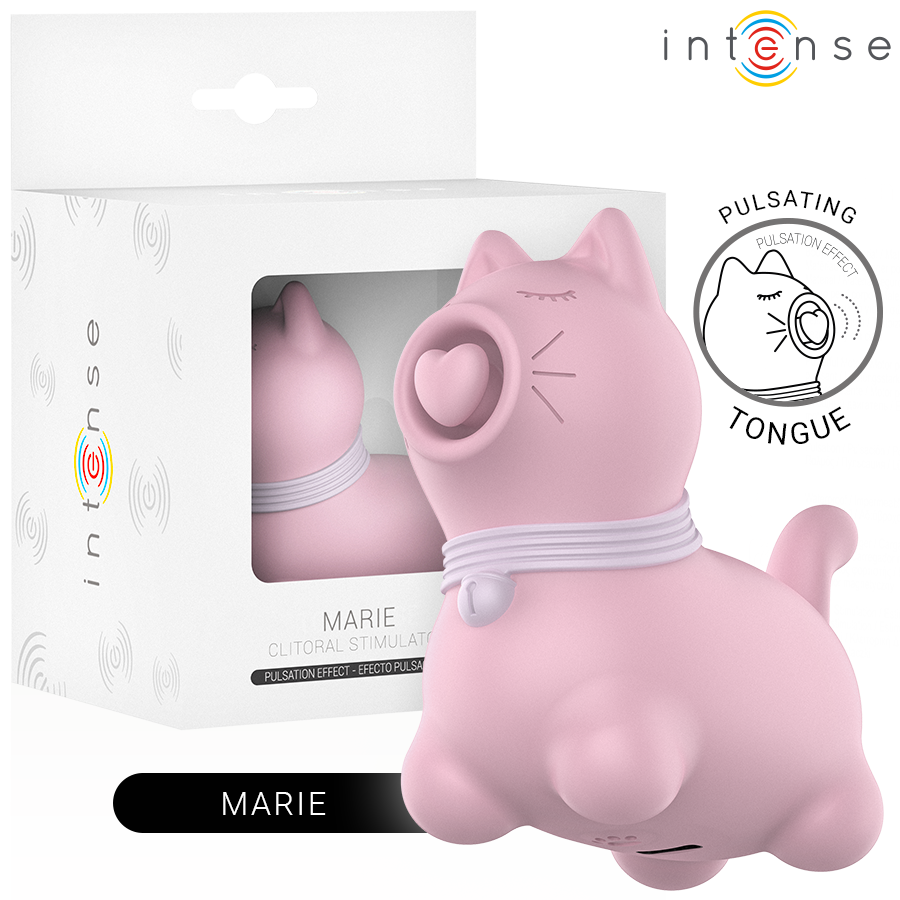 INTENSE Marie vibrátor na klitoris s pulzujícím účinkem, růžový