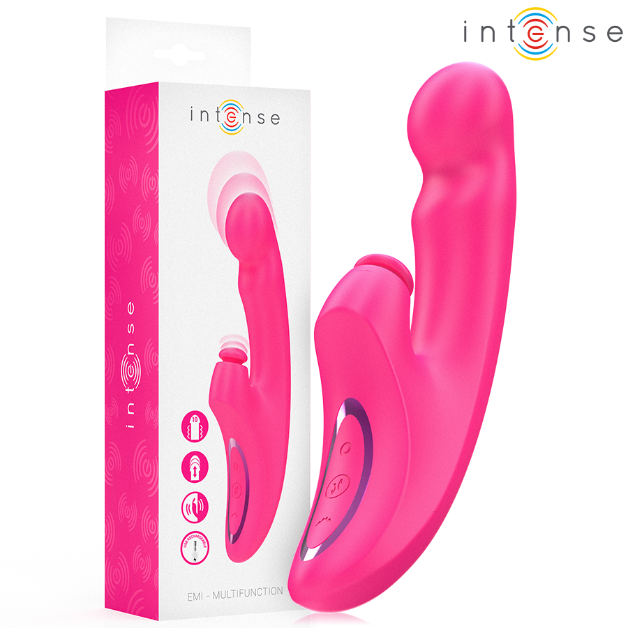 INTENSE EMI multifunkční vibrátor, 13,5 cm, růžový