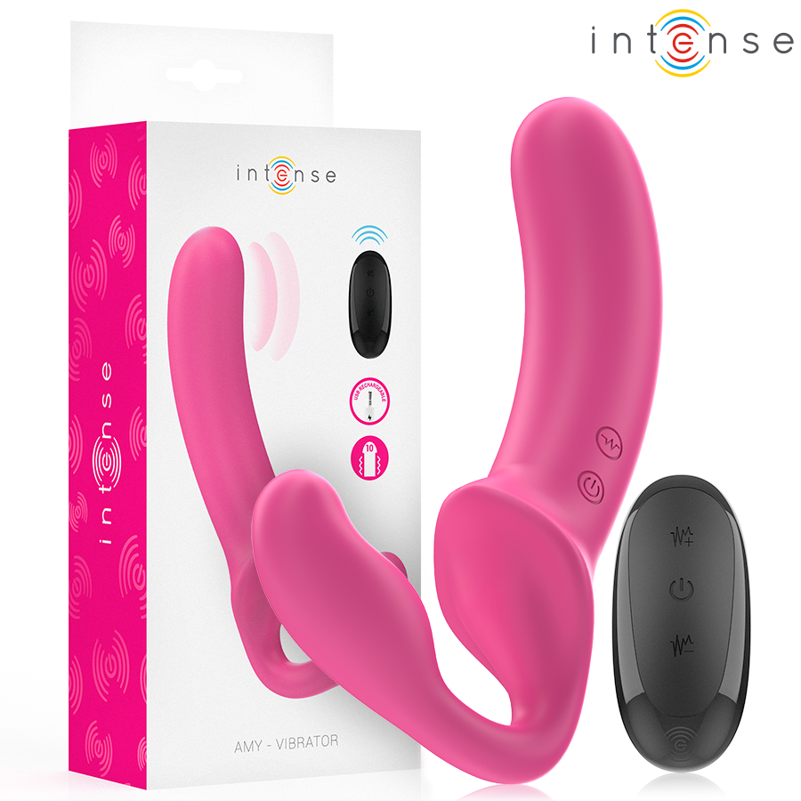 Vibrátor na bod G INTENSE Amy s dálkovým ovládáním, 20 cm
