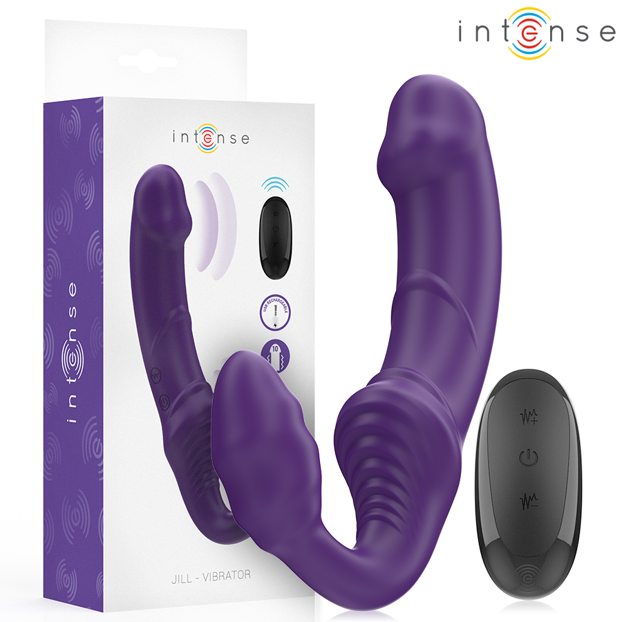 INTENSE Jill vibrátor na bod G s dálkovým ovládáním, 20 cm
