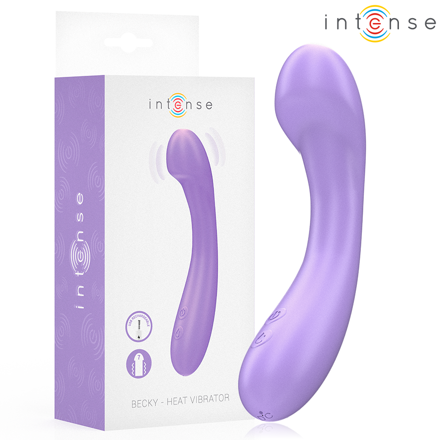 INTENSE BECKY vibrátor s funkcí ohřevu, 19 cm