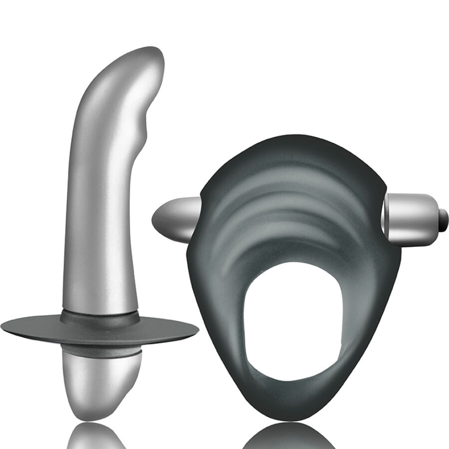 Dárková sada erotických pomůcek CLIMAXIMUM Entice s erekčním kroužkem a stimulátorem prostaty