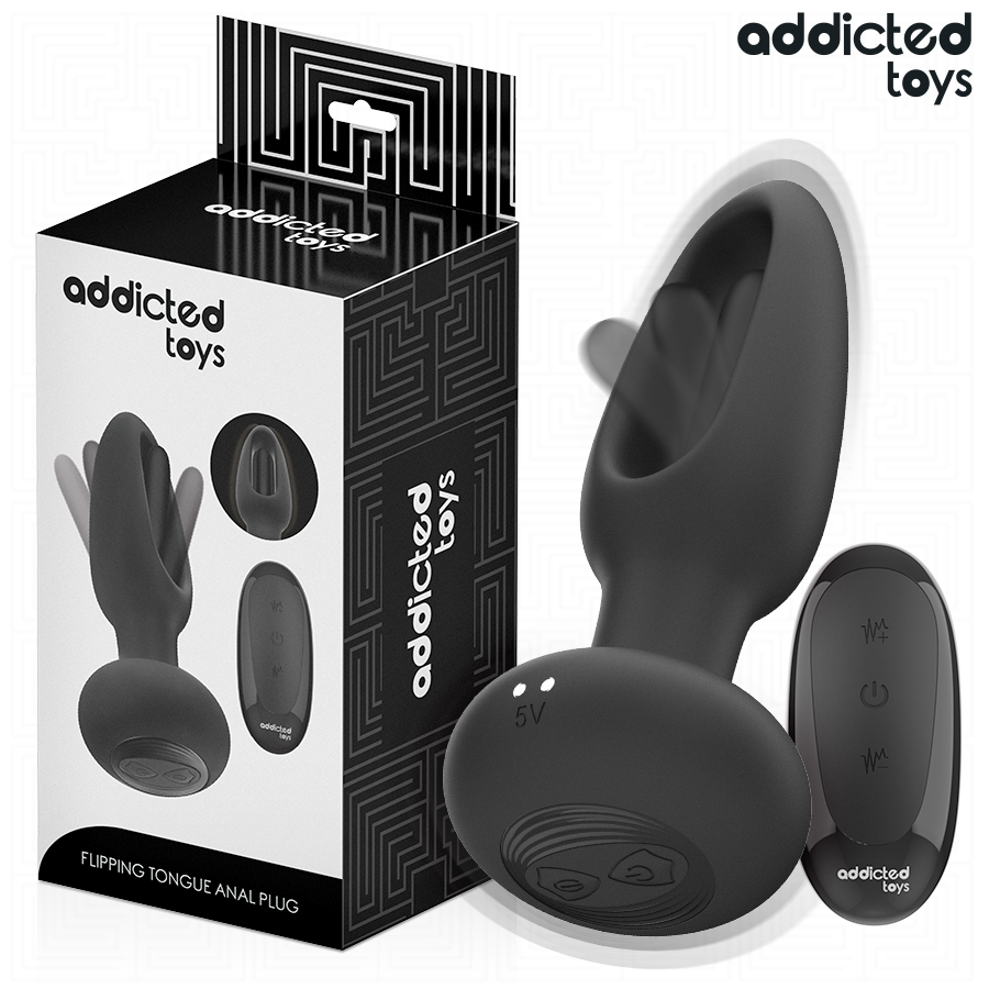 ADDICTED TOYS vibrační anální kolík s dálkovým ovládáním