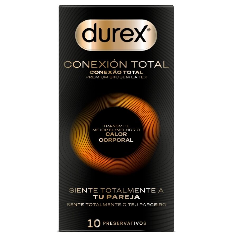 Kondomy Durex Total Connection Ultra Fine Plus bez latexu, 10 kusů