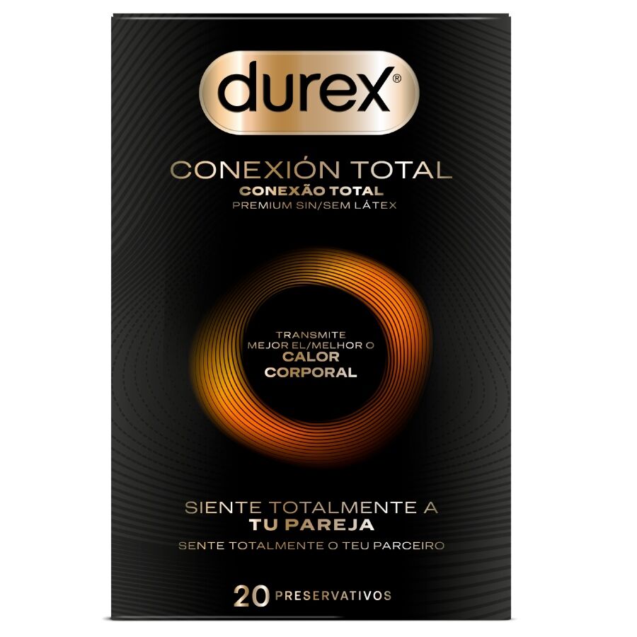 Kondomy Durex Total Connection Ultra Fine Plus, bez latexu, 20 kusů