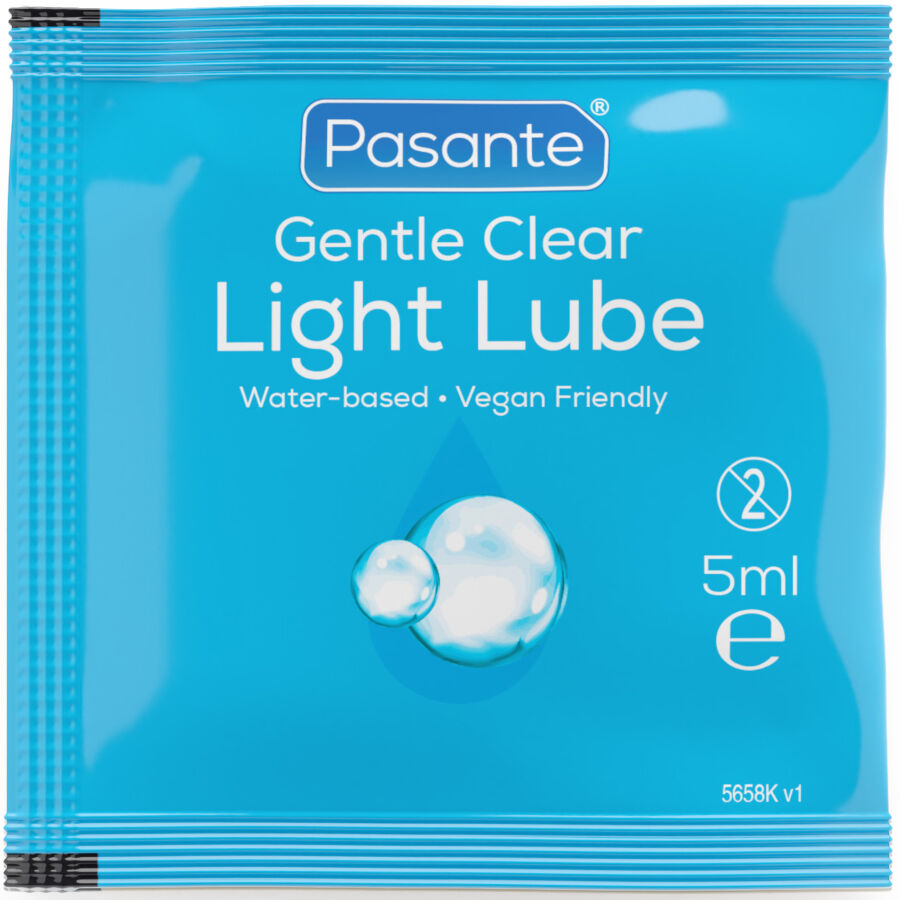 Lubrikační gel Pasante Light na vodní bázi, 5 ml