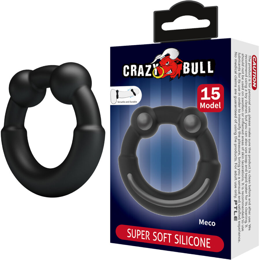 Crazy Bull Meco Model 15 nastavitelný penisový kroužek bez vibrací