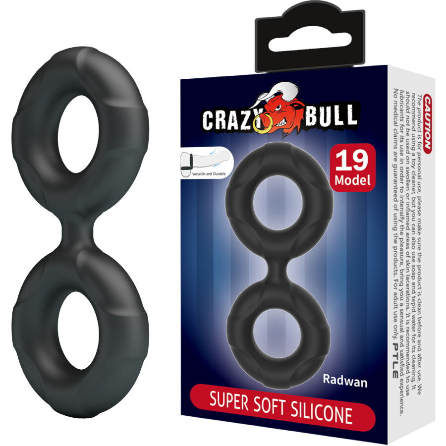 CRAZY BULL Radwan Model 19 nastavitelný erekční kroužek bez vibrací