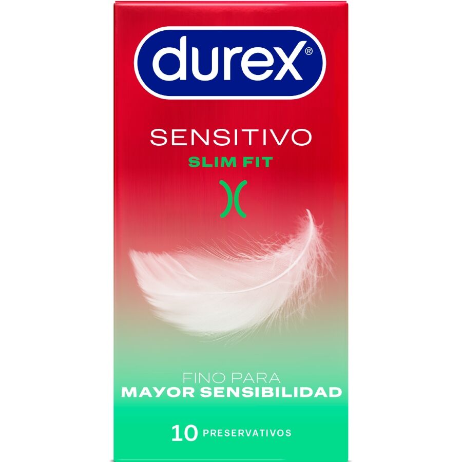 Tenké kondomy Durex Sensitivo Slim Fit, 10 kusů