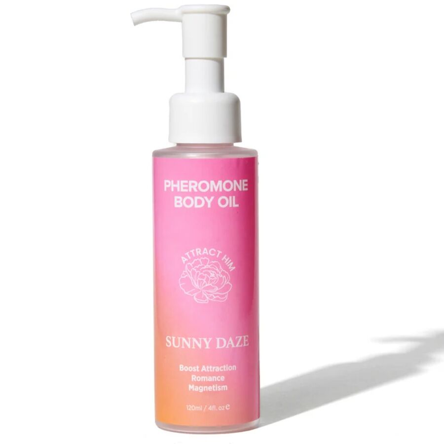 EYE OF LOVE BLOOM Sunny Daze masážní olej s feromony, 120 ml
