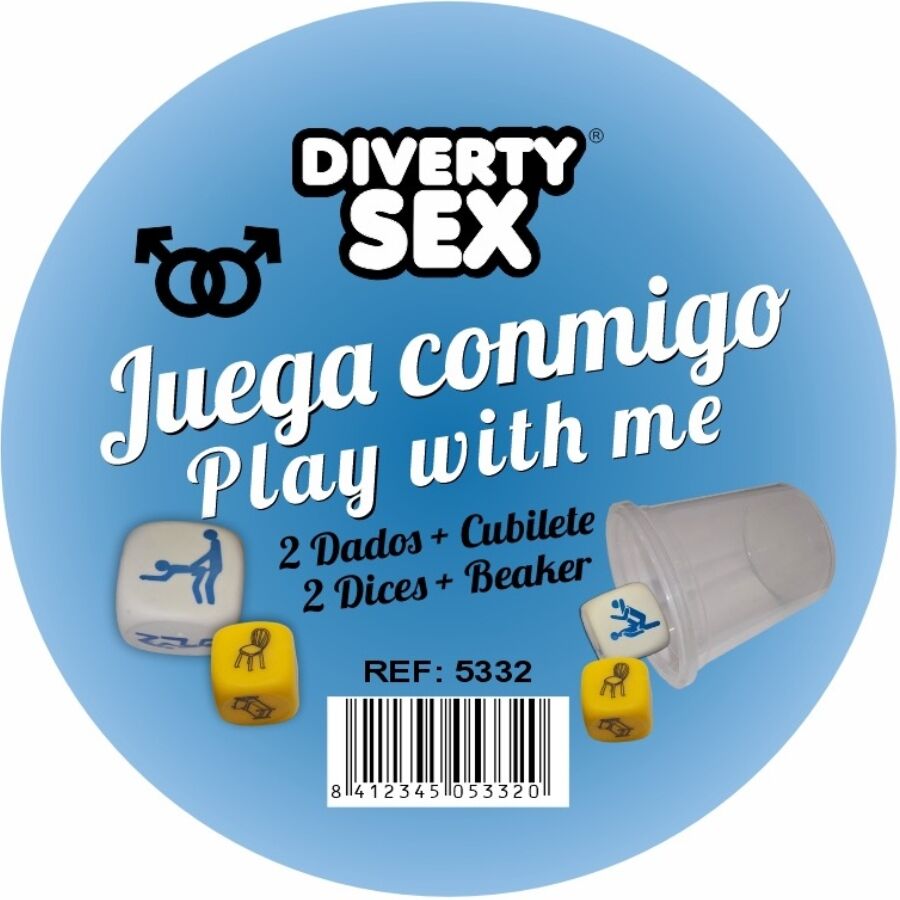 DIABLO PICANTE erotické kostky s průhledným kelímkem