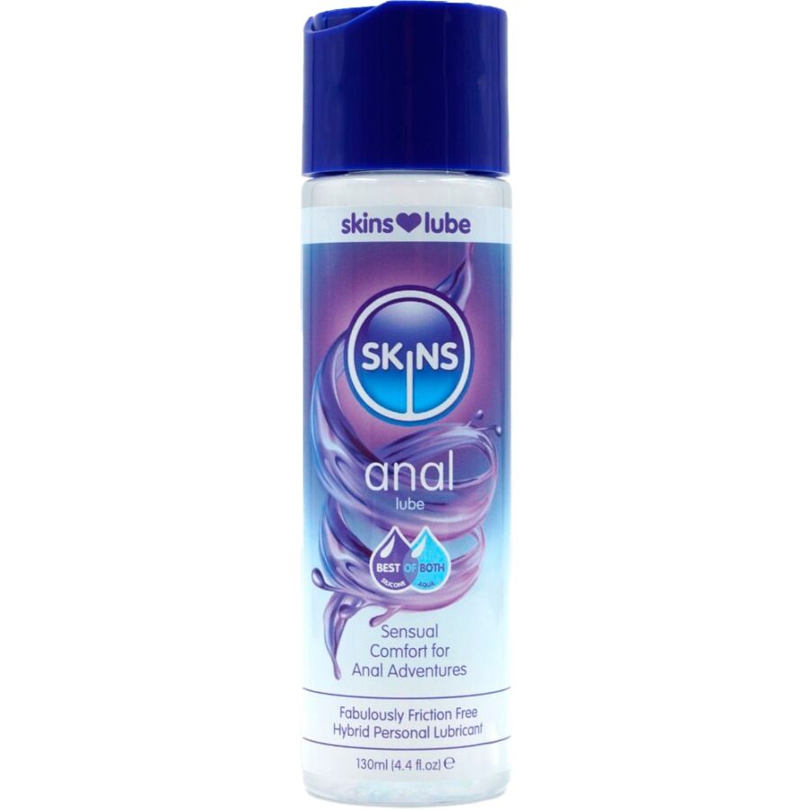 Hybridní lubrikační gel SKINS Anal, 130 ml