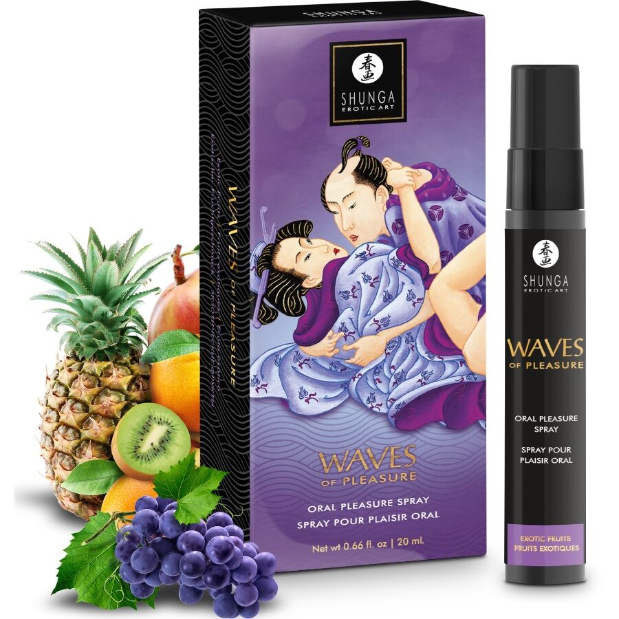 SHUNGA Waves Pleasure Spray s exotickým ovocem, 20 ml