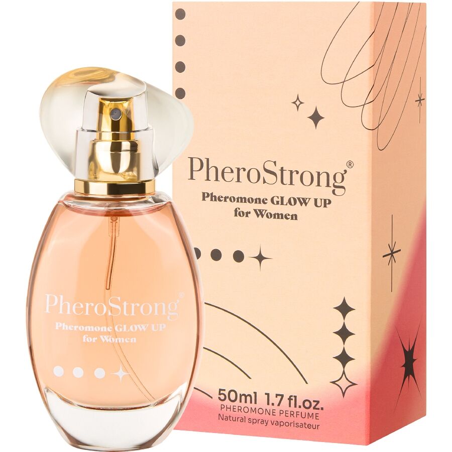 PheroStrong Glow Up parfém s feromony pro ženy, 50 ml