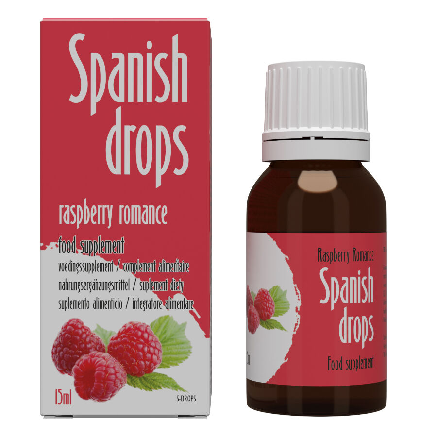 COBECO Spanish Drops Raspberry Romance, doplněk stravy, 15 ml